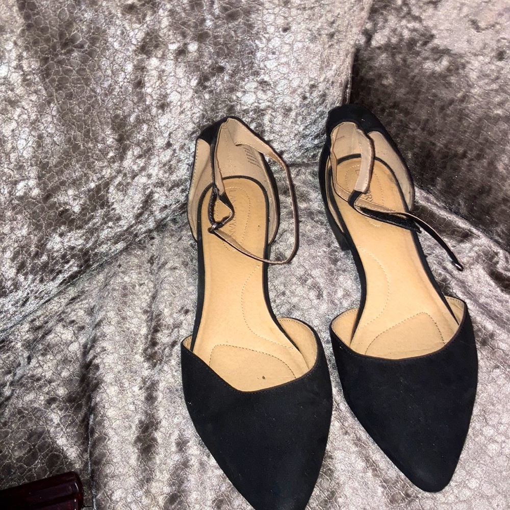 Size 12W Lane Bryant flat marry janes never worn